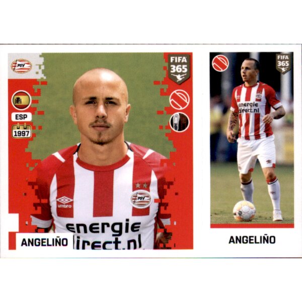 Sticker 261 a/b - Angelino - PSV Eindhoven