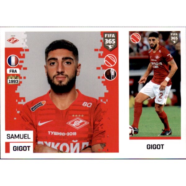 Sticker 294 a/b - Samuel Gigot - FC Spartak Moskva