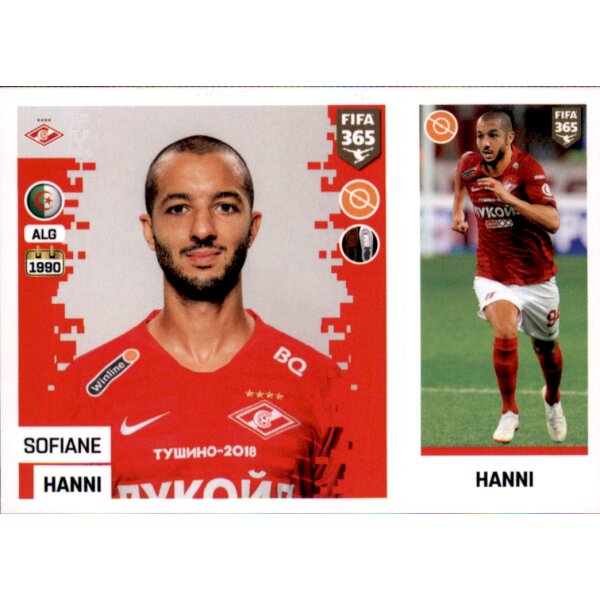 Sticker 295 a/b - Sofiane Hanni - FC Spartak Moskva