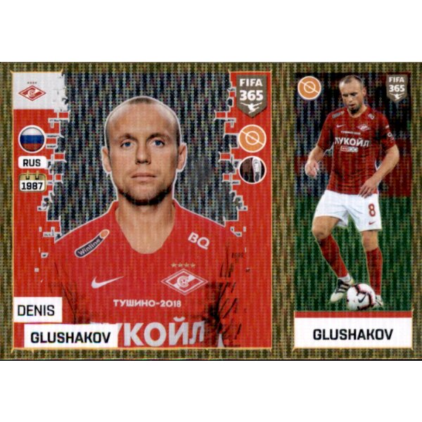 Sticker 297 a/b - Denis Glushakov - FC Spartak Moskva