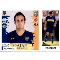 Sticker 308 a/b - Carlos Izquierdoz - Boca Juniors