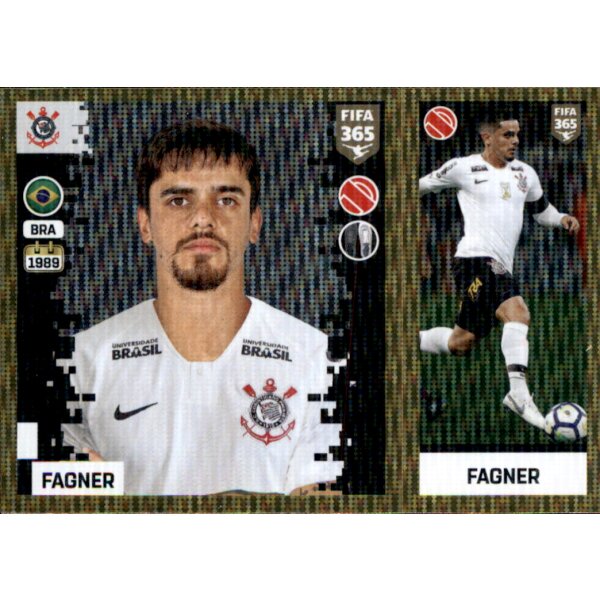 Sticker 324 a/b - Fagner - Corinthians