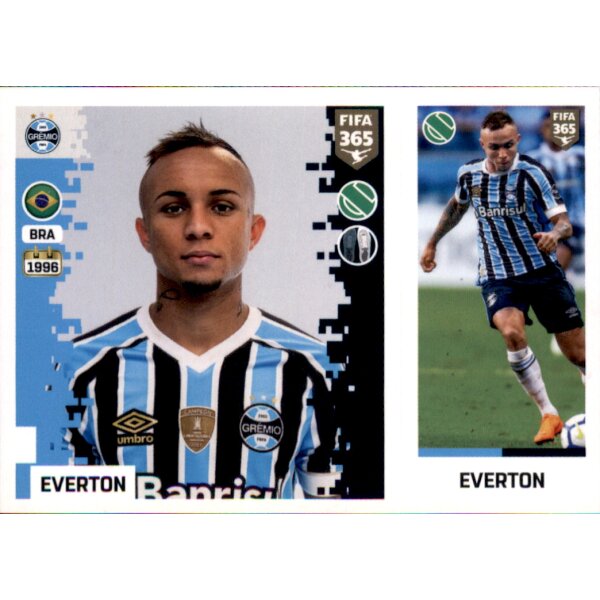 Sticker 350 a/b - Everton - Gremio