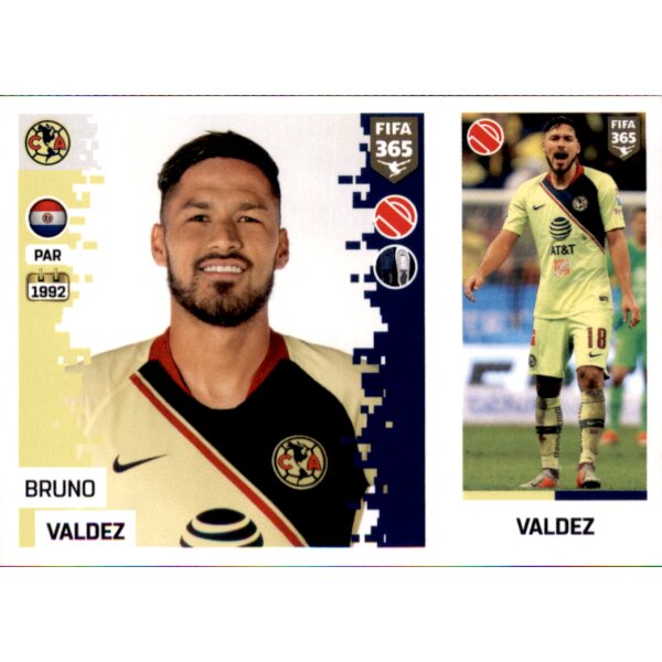 Sticker 372 a/b - Bruno Valdez - Club America