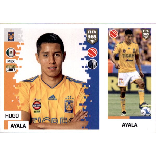 Sticker 386 a/b - Hugo Ayala - Tigres Uanl