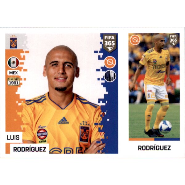 Sticker 389 a/b - Luis Rodriguez - Tigres Uanl