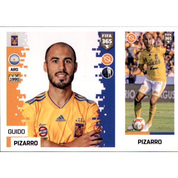 Sticker 391 a/b - Guido Pizarro - Tigres Uanl