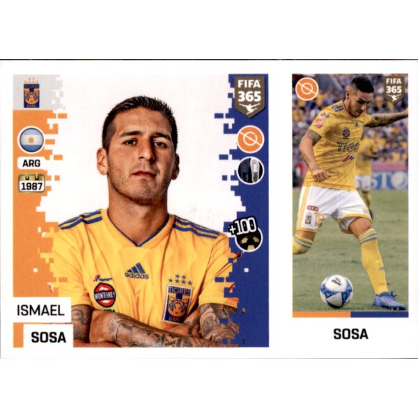 Sticker 395 a/b - Ismael Sosa - Tigres Uanl