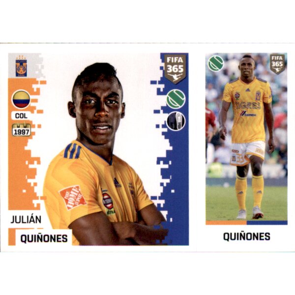 Sticker 396 a/b - Julian Quinones - Tigres Uanl