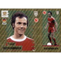 Sticker 462 a/b - Franz Beckenbauer - Legends