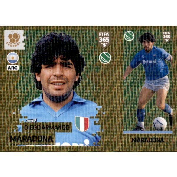 Sticker 463 a/b - Diego Armando Maradona - Legends