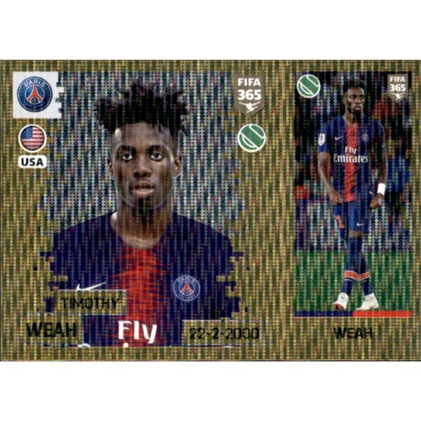 Sticker 464 a/b - Timothy Weah - Inspirations