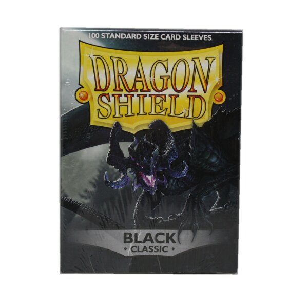 Dragon Shield Classic Sleeves - Black (100 Sleeves)