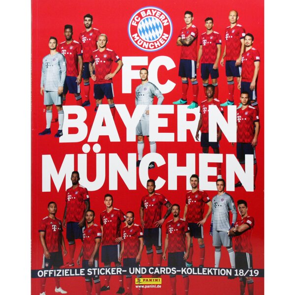 Panini - FC Bayern München - Sticker- und Cards-Kollektion 2018/19 - 1 Album