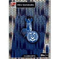 MX ACTION 514 - Clubkarte - MSV Duisburg  - 2. Bundesliga