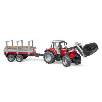 Bruder 2046 - Massey Ferguson 7480 mit Frontlader +...