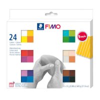 FIMO soft Basic Colours 24 Stück