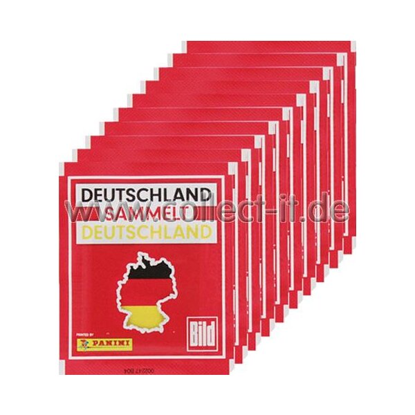 Deutschland sammelt Deutschland - Sammel-Sticker - 10 Tüten