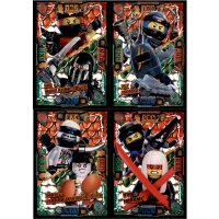 LEGO Ninjago - Serie 4 Trading Cards - LE13-LE16