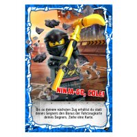 167 - NINJA-GO, Cole! - Aktionskarte - LEGO Ninjago SERIE 4