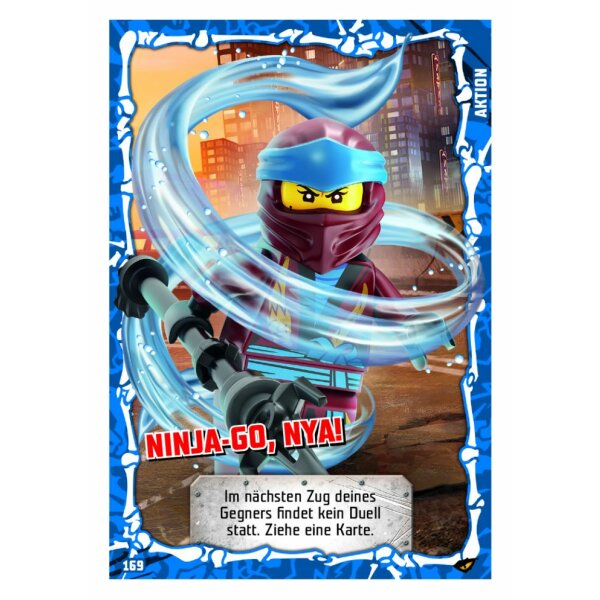 169 - NINJA-GO, Nya! - Aktionskarte - LEGO Ninjago SERIE 4