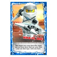 170 - NINJA-GO, Zane! - Aktionskarte - LEGO Ninjago SERIE 4