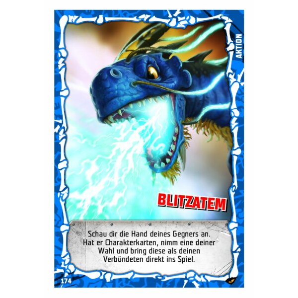 174 - Blitzatem - Aktionskarte - LEGO Ninjago SERIE 4