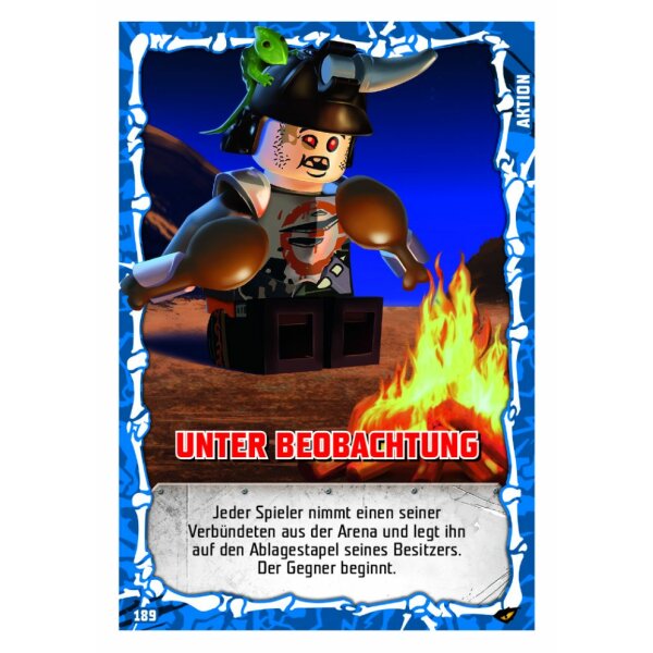 189 - Unter Beobachtung - Aktionskarte - LEGO Ninjago SERIE 4