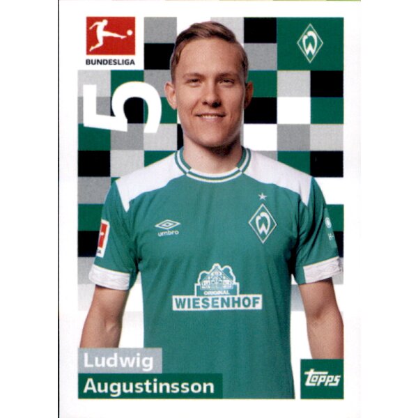 TOPPS Bundesliga 2018/2019 - Sticker 36 - Ludwig Augustinsson