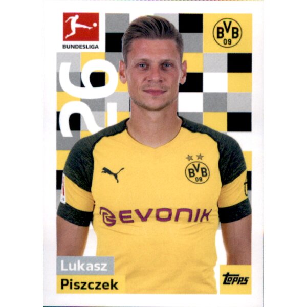 TOPPS Bundesliga 2018/2019 - Sticker 52 - Lukasz Piszczek