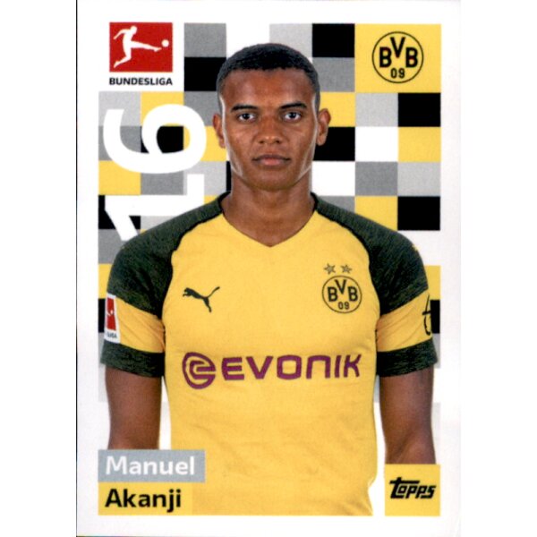 TOPPS Bundesliga 2018/2019 - Sticker 54 - Manuel Akanji