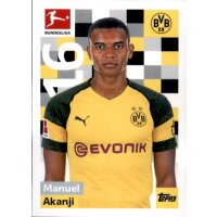 TOPPS Bundesliga 2018/2019 - Sticker 54 - Manuel Akanji