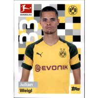 TOPPS Bundesliga 2018/2019 - Sticker 55 - Julian Weigl