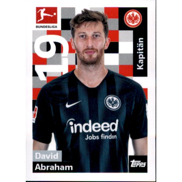 TOPPS Bundesliga 2018/2019 - Sticker 81 - David Abraham