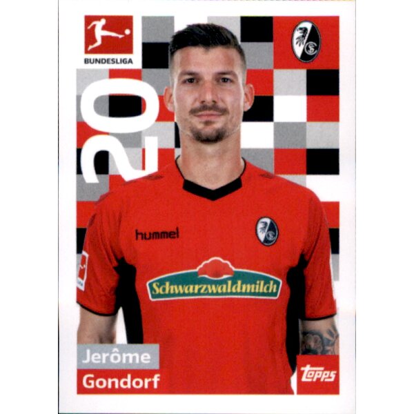 TOPPS Bundesliga 2018/2019 - Sticker 102 - Jerome Gondorf