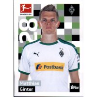 TOPPS Bundesliga 2018/2019 - Sticker 186 - Matthias Ginter