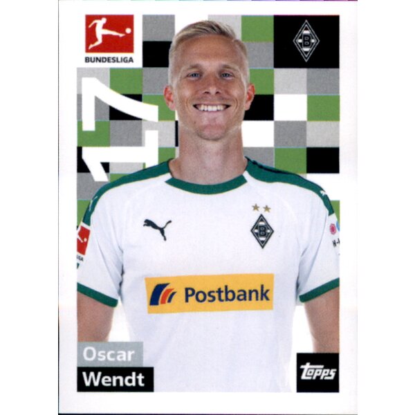 TOPPS Bundesliga 2018/2019 - Sticker 189 - Oscar Wendt