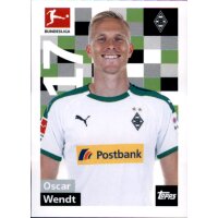 TOPPS Bundesliga 2018/2019 - Sticker 189 - Oscar Wendt