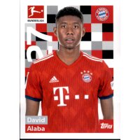 TOPPS Bundesliga 2018/2019 - Sticker 201 - David Alaba