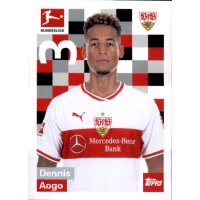 TOPPS Bundesliga 2018/2019 - Sticker 250 - Dennis Aogo