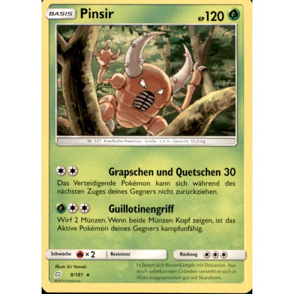 9/181 Pinsir - Teams sind Trumpf - Deutsch