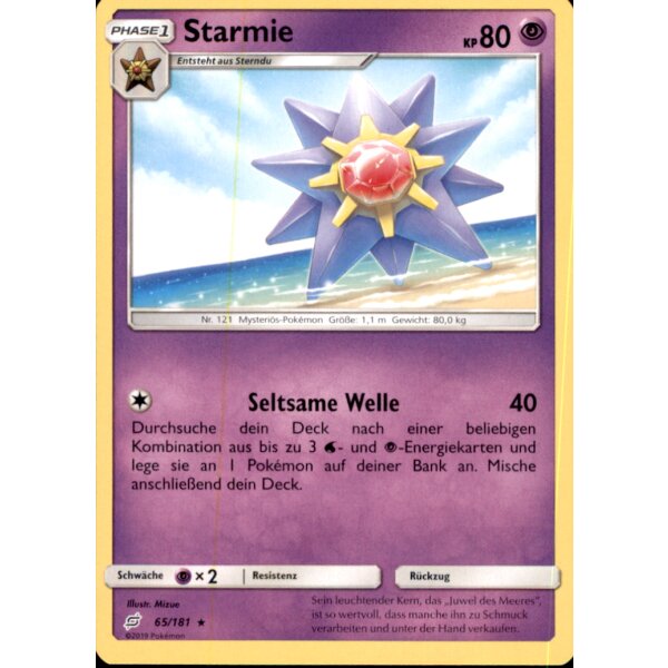 65/181 Starmie - Teams sind Trumpf - Deutsch