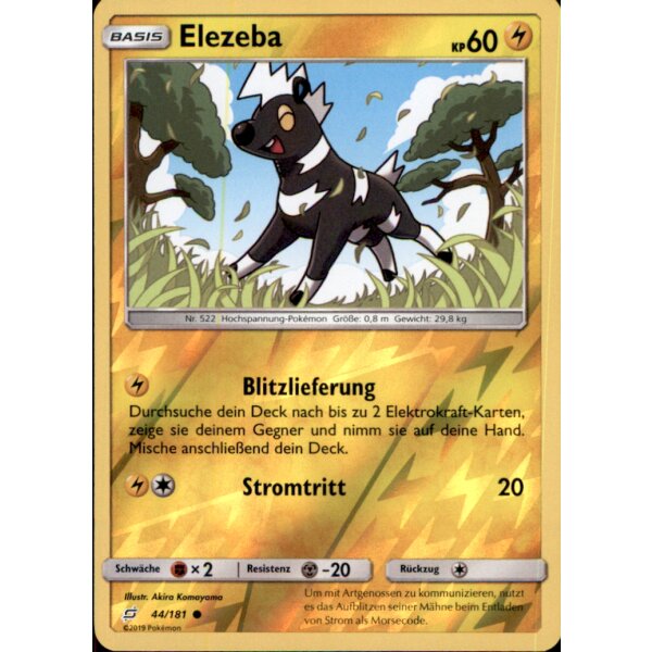 44/181 Elezeba - Reverse Holo - Deutsch