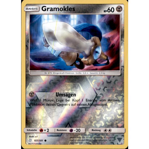 107/181 Gramokles - Reverse Holo - Deutsch