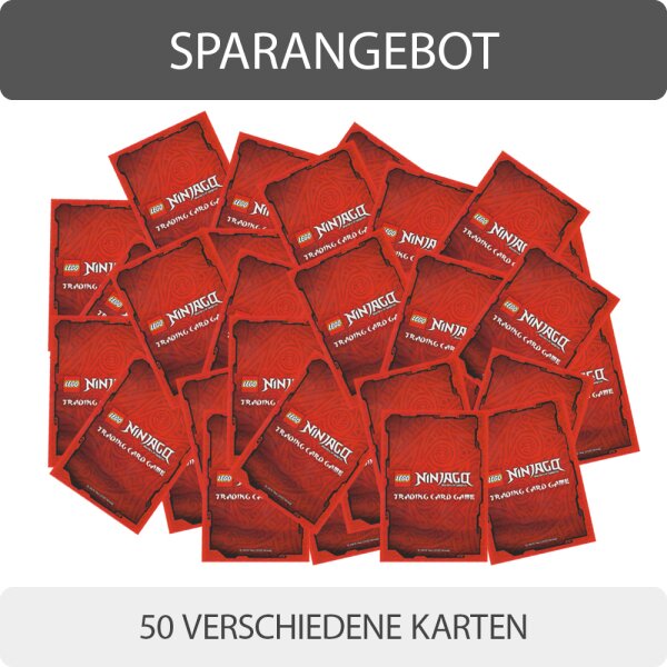 LEGO Ninjago - Serie 4 Trading Cards - 50 verschiedene Base Karten - Deutsch