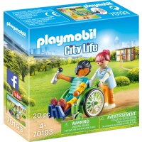 Playmobil Krankenhaus 70193 - Patient im Rollstuhl