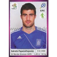 Panini EM 2012 deutsche Version - Sticker 87 - Sokratis...