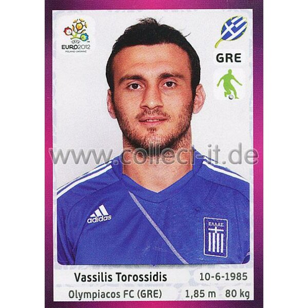 Panini EM 2012 deutsche Version - Sticker 92 - Vassilis Torossidis