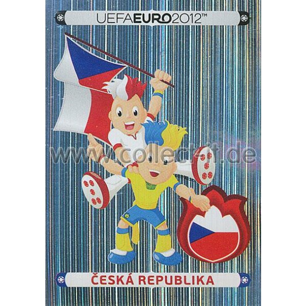 Panini EM 2012 deutsche Version - Sticker 136 -Maskottchen-Tschechische Republik