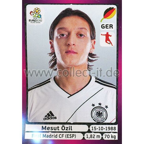 Panini EM 2012 deutsche Version - Sticker 241 - Mesut Özil